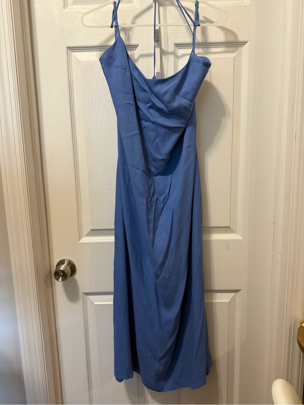Reformation Periwinkle Blue Midi Dress. Dover dress. Size: 8.